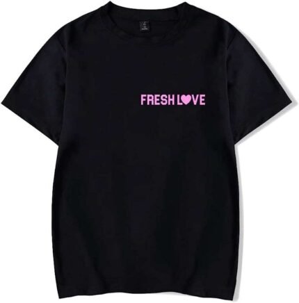 FRESH LOVE GIRLFRIEND T SHIRT (BLACK)