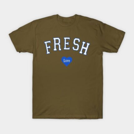 FRESH LOVE VARSITY T SHIRT (SAND)